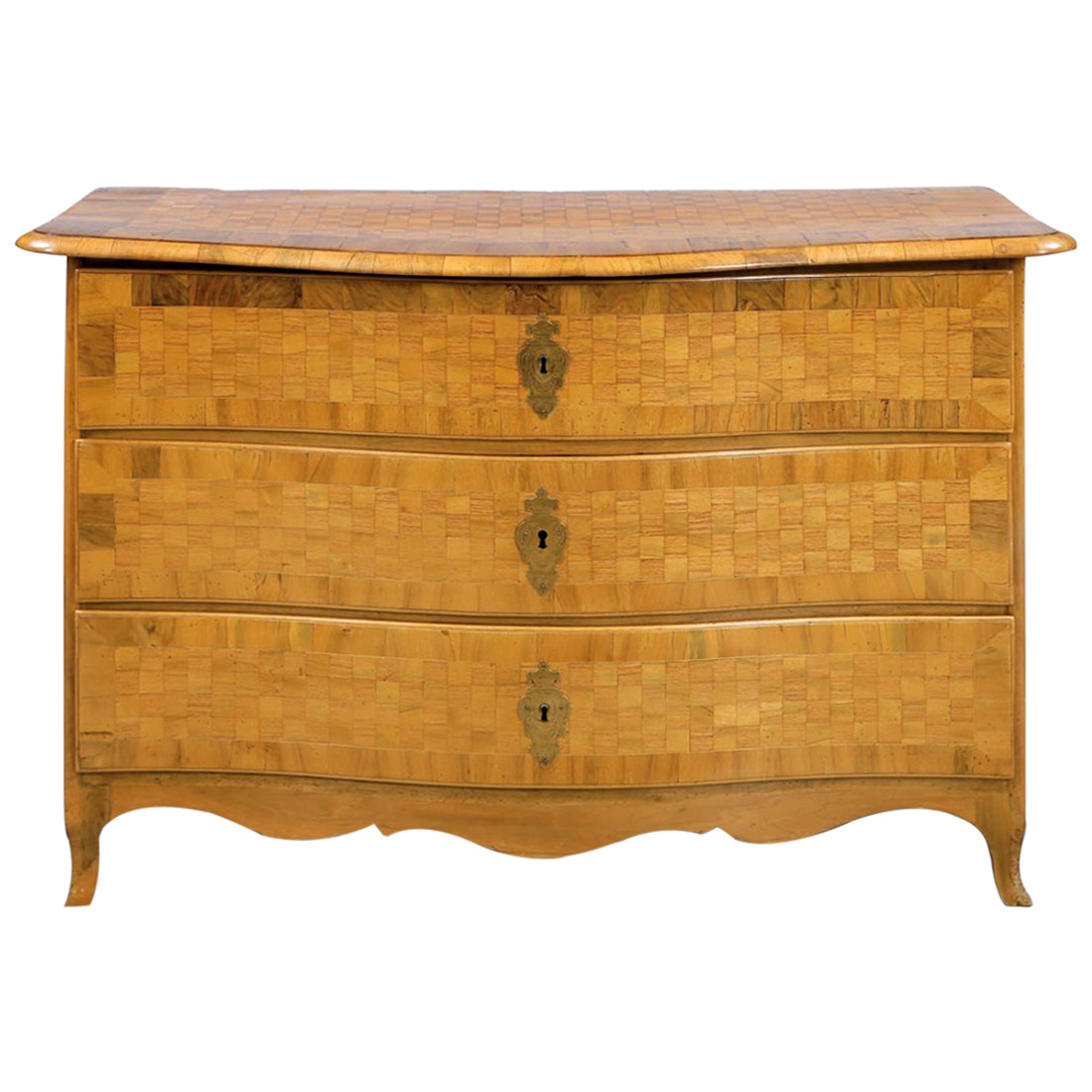 Antique Furniture, Austrian Dresser with Inlays | VANDEUREN