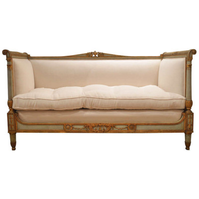 Antique French Sofa, Directoire Furniture, Directoire Sofa | VANDEUREN, Los Angeles CA
