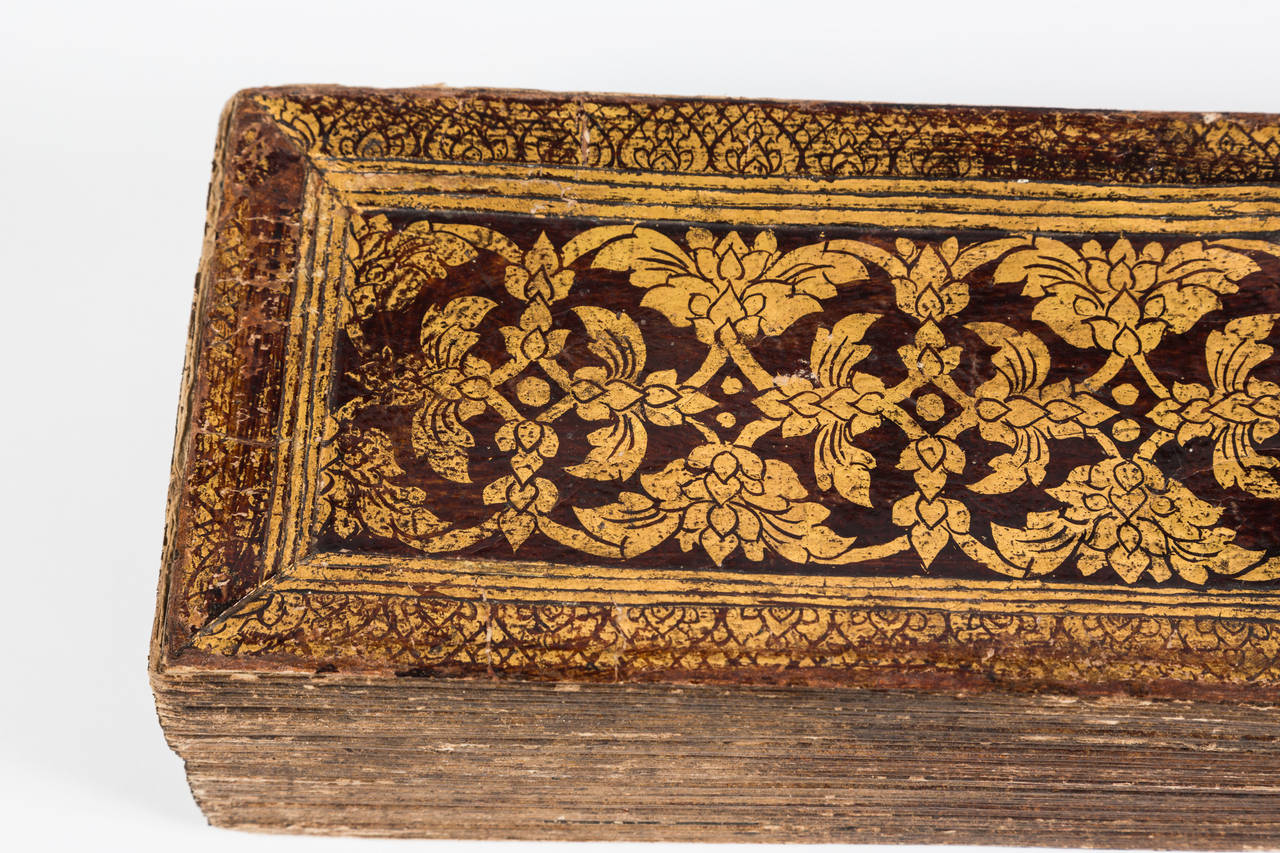 Thai manuscript, antique manuscript | VANDEUREN, Los Angeles CA