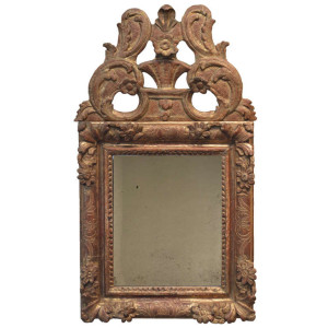 French Antiques : Gilded Regency Mirror : VANDEUREN